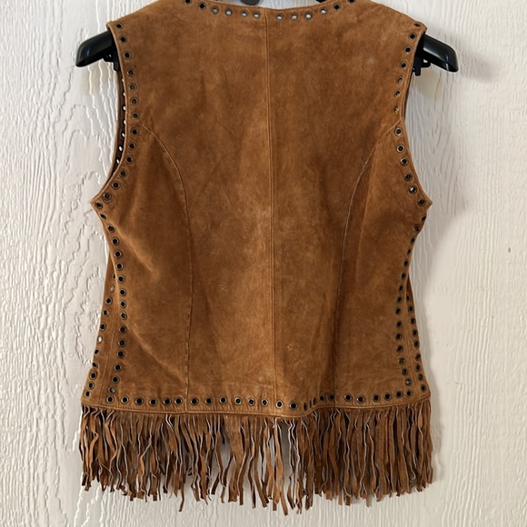 Aldo Boho Leather Vest - Picture 7 of 11